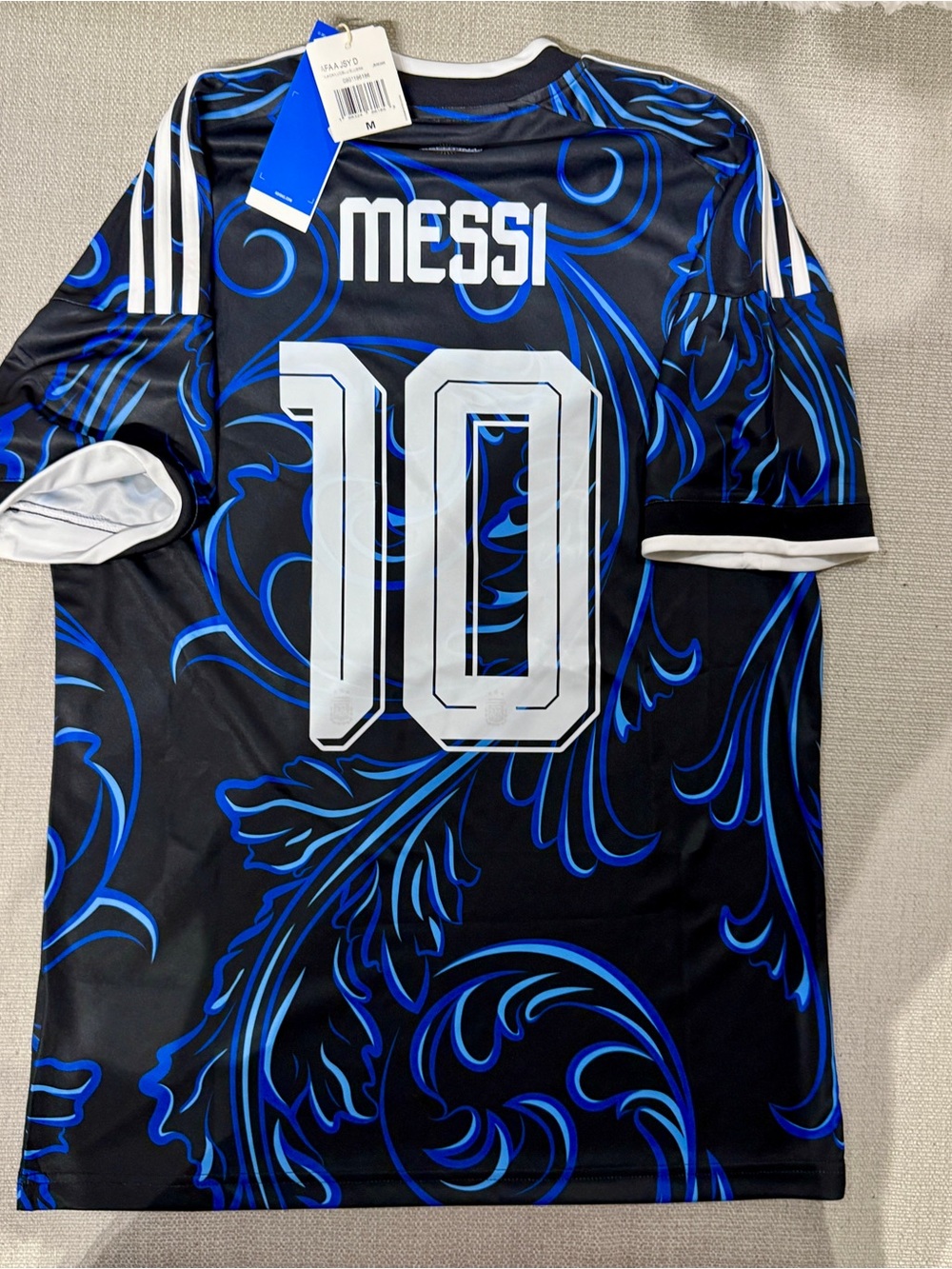 NWT adidas Argentina Lionel Messi #10 Authentic Player Version Away Jersey M